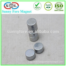 n35 n42 zinc plated cylindrical magnet